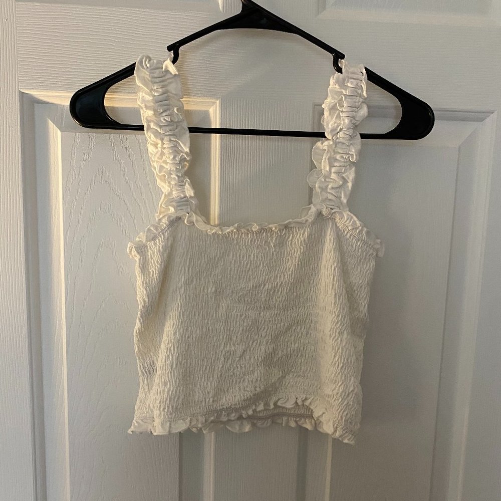 White Crop Top